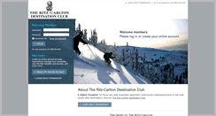 Desktop Screenshot of myritzcarltonclub.com